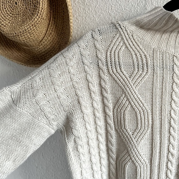 Sanctuary off white mock neck sweater - Picture 2 of 8